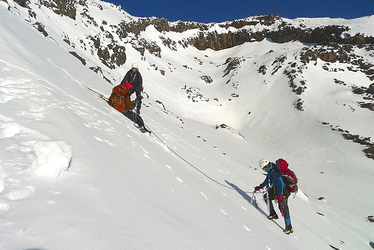 Good snow conditions in a cool southerly.