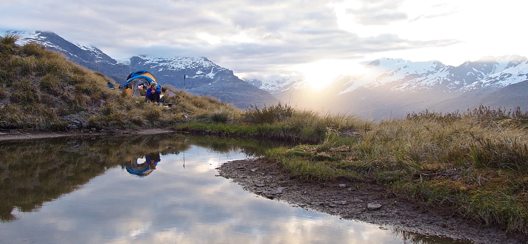 Camp above Stokes Creek