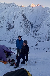 Sean and Stu in camp