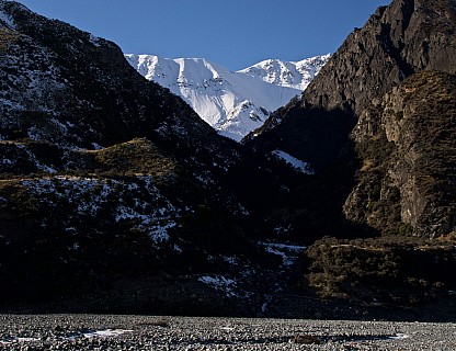 Lizard Gully and the Potts Range behind