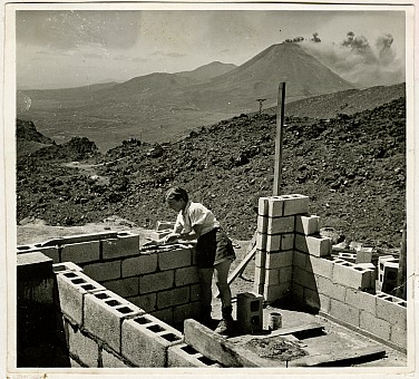 click on the photo and click again on the photo to download the original image

195q ttc657 Building block work at Tararua Lodge