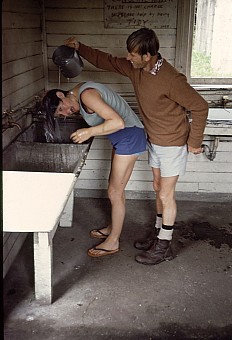 click on the photo and click again on the photo to download the original image

1975 L0219 Tony giving Trish a hair wash