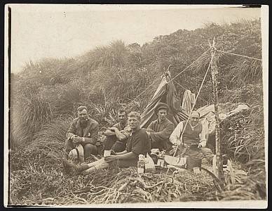 Survey party in the Tararuas (1911)