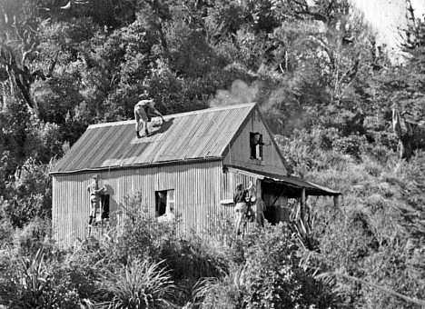 click on the photo and click again on the photo to download the original image

19qq Field Hut work Photo Lyn Watson, courtesy of Dave Woodcock