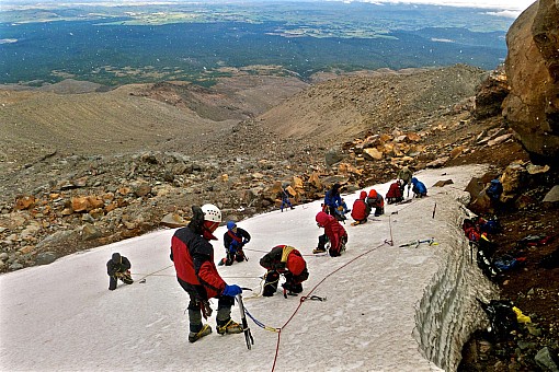 click on the photo and click again on the photo to download the original image
2010-03-24 ttc489_Instructors John Nankervis, Alistair Betts, Paul Maxim, plus various students, Mangaehuehu Glacier, TNP Photo Dave Grainger click on the photo and click again on the photo to download the original image
2010-03-24 ttc489_Instructors John Nankervis, Alistair Betts, Paul Maxim, plus various students, Mangaehuehu Glacier, TNP Photo Dave Grainger