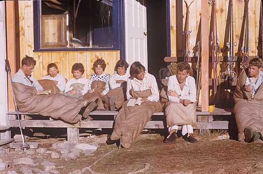 click on the photo and click again on the photo to download the original image
ttc529_TTC skiers in sleeping bags Photo J L Anderson collection, TTC archive click on the photo and click again on the photo to download the original image
ttc529_TTC skiers in sleeping bags Photo J L Anderson collection, TTC archive